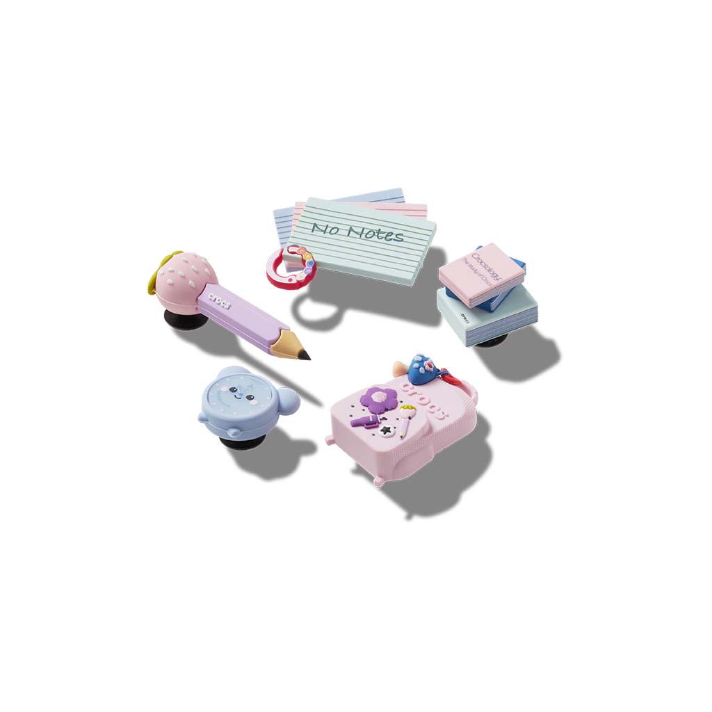 Jibbitz™ Girly Back to School 5 Pack