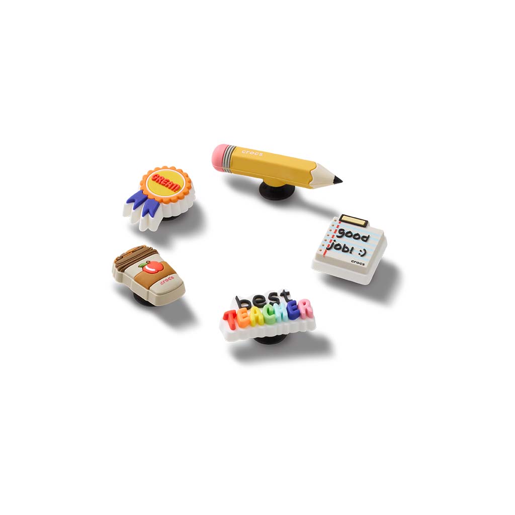 Jibbitz™ Best Teacher 5 Pack