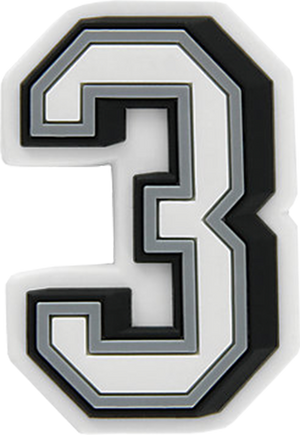 Jibbitz™  Number 3