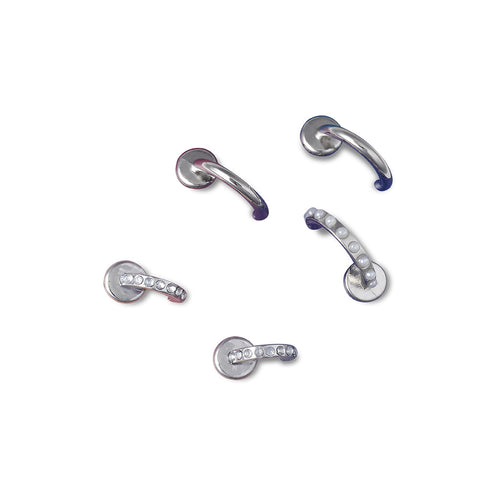 Jibbitz™ Silver Ring 5 Pack