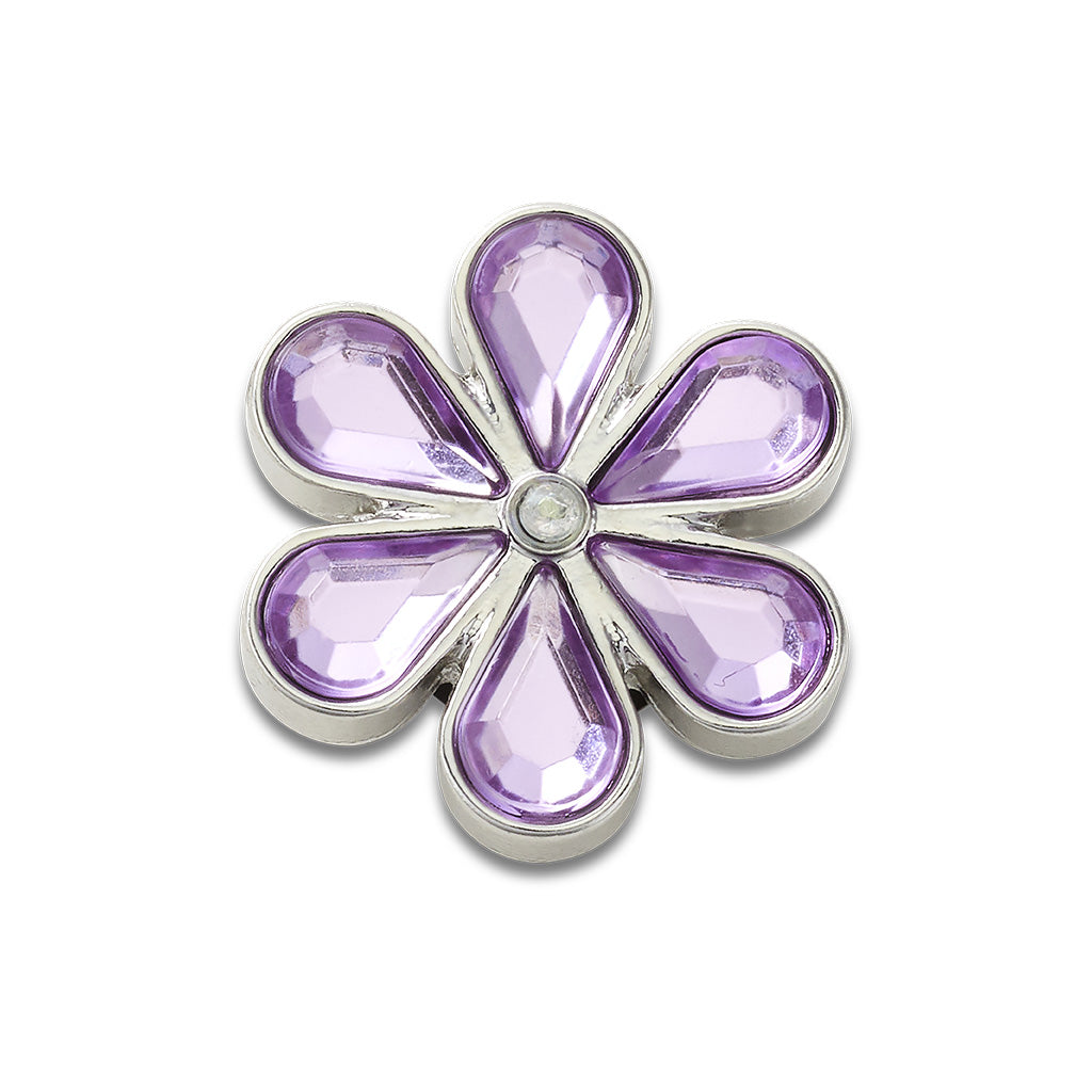 Jibbitz™ Purple Blinged Out Daisy
