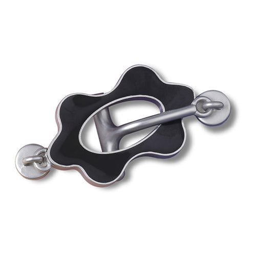 Jibbitz™ Black and Silver Toggle Chain