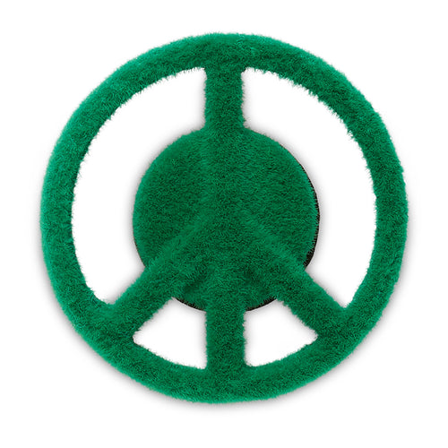Jibbitz™ Grass Textured Peace Sign