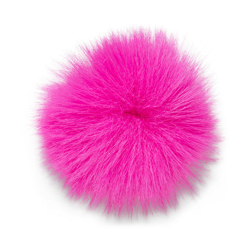 Jibbitz™ Neon Mini Pink Puff Ball