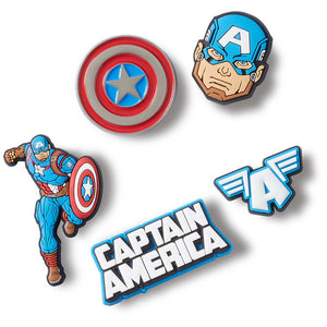 Jibbitz™ Captain America 5 Pack