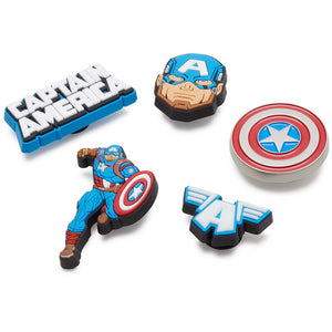 Jibbitz™ Captain America 5 Pack