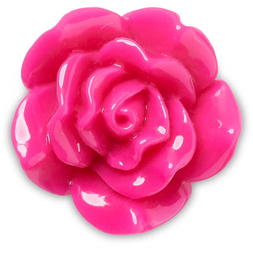 Jibbitz™ Acrylic Pink Rose