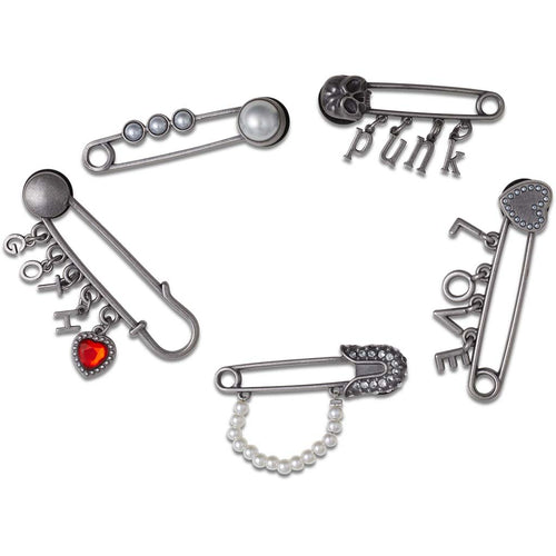 Jibbitz™ Love Punk Goth Pin 5 Pack