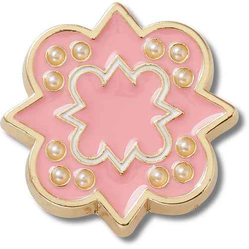 Jibbitz™ Pink and Gold Sorority Sign