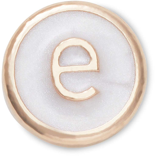 Jibbitz™ Tiny Pearlized Letter E