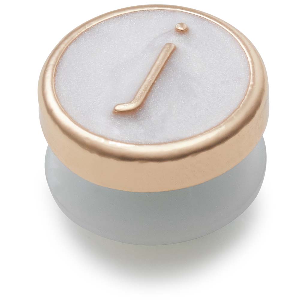 Jibbitz™ Tiny Pearlized Letter J