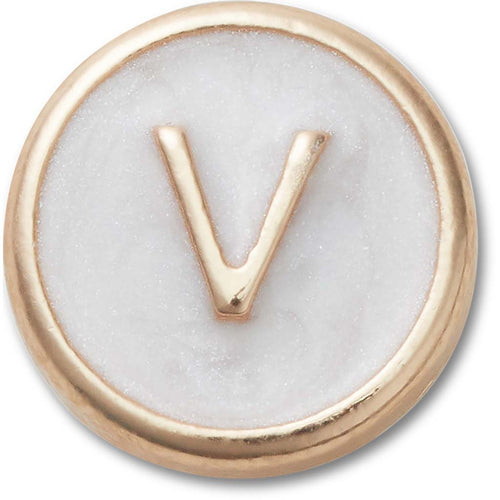 Jibbitz™ Tiny Pearlized Letter V