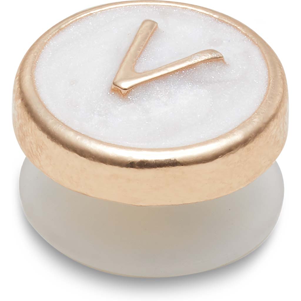 Jibbitz™ Tiny Pearlized Letter V
