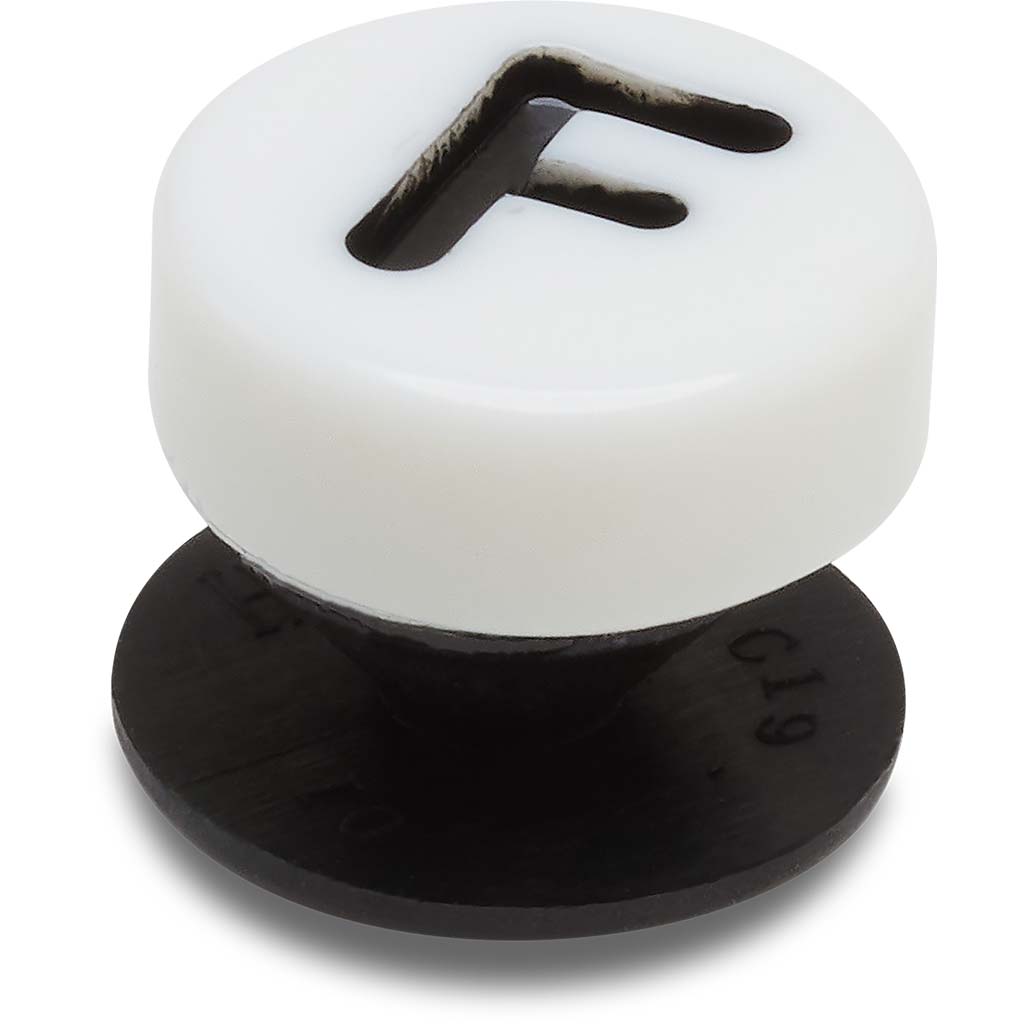 Jibbitz™ F Tiny Friendship Letter