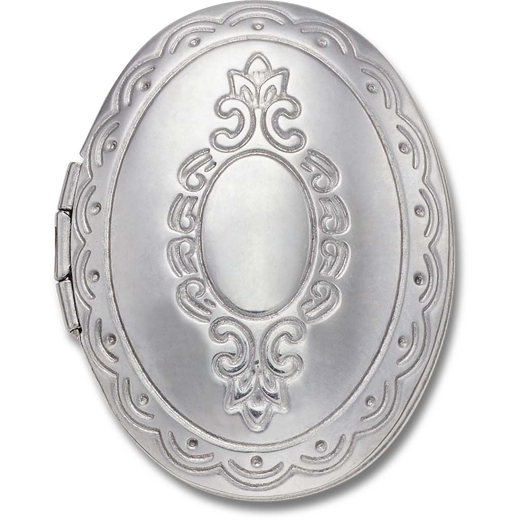 Jibbitz™ Silver Oval Locket