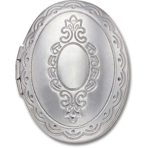 Jibbitz™ Silver Oval Locket