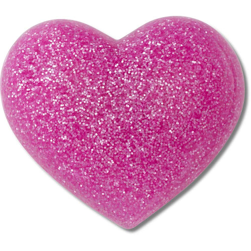 Jibbitz™ 3D Dark Pink Glitter Heart