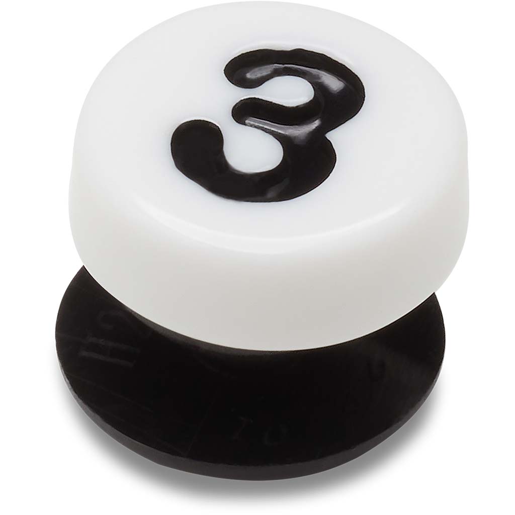 Jibbitz™ Number Three Tiny Friendship