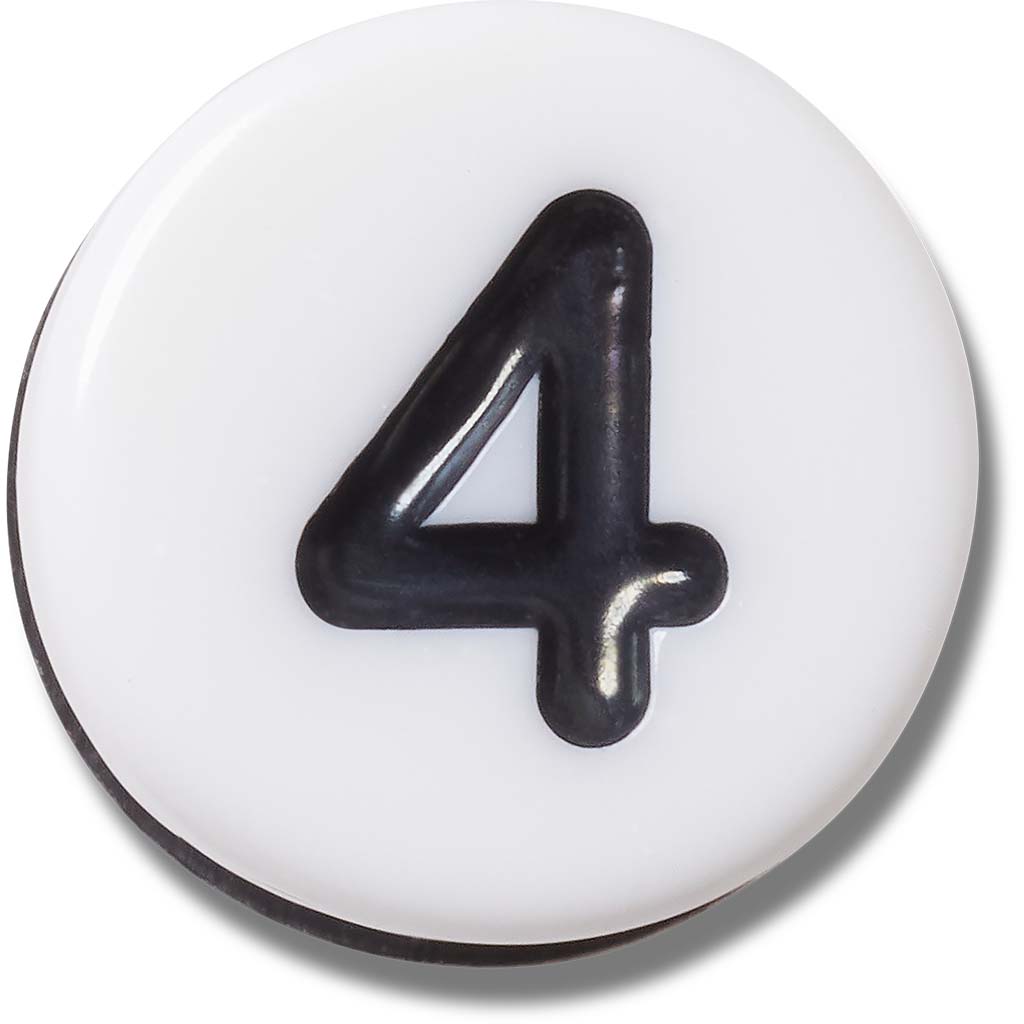 Jibbitz™ Number Four Tiny Friendship