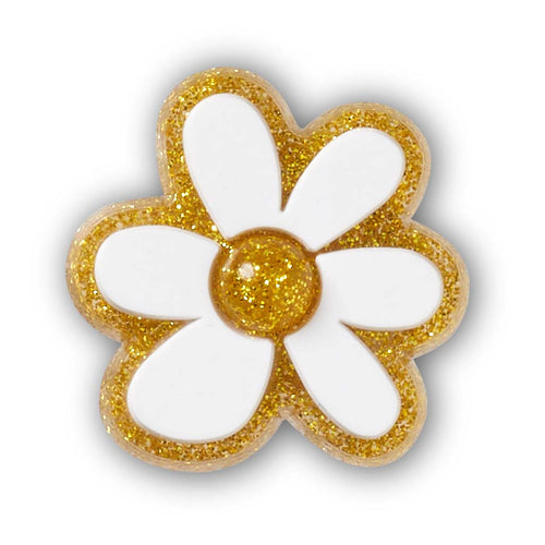 Jibbitz™ Gold and White Floral