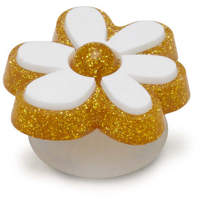 Jibbitz™ Gold and White Floral