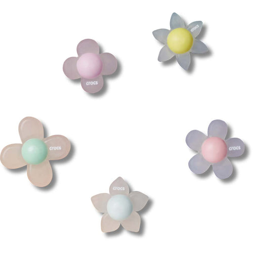 Jibbitz™ Iridescent Flowers 5 Pack