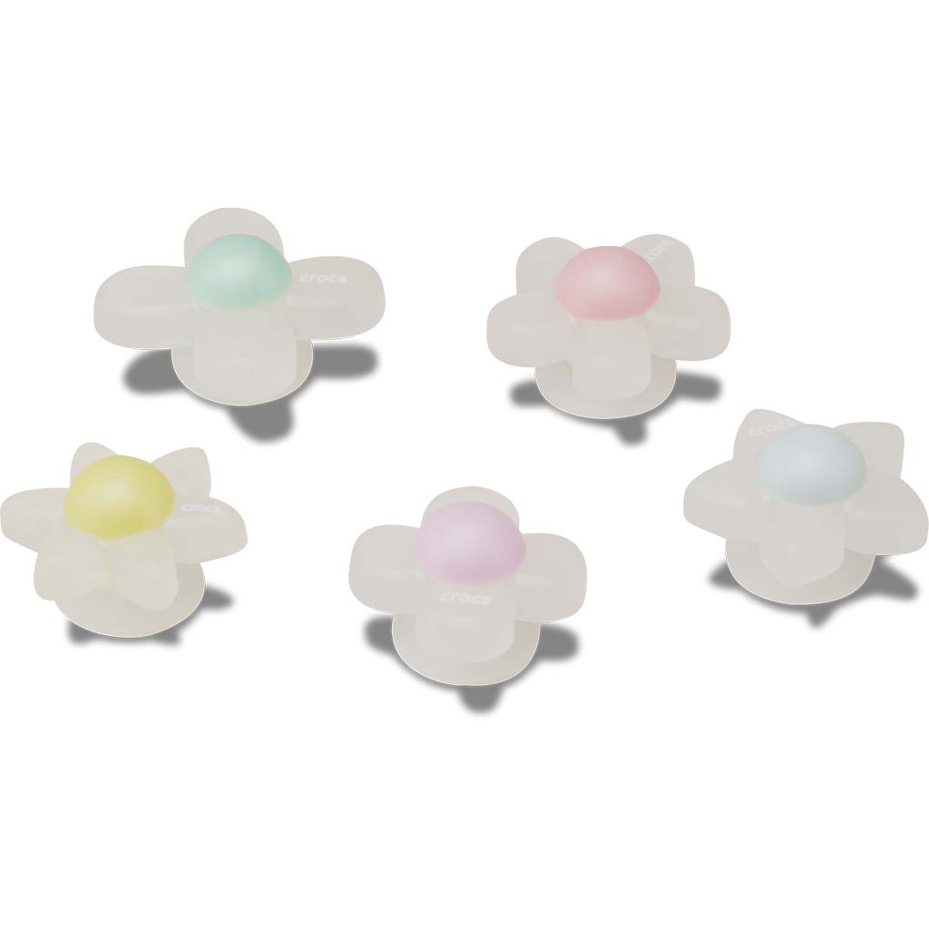 Jibbitz™ Iridescent Flowers 5 Pack