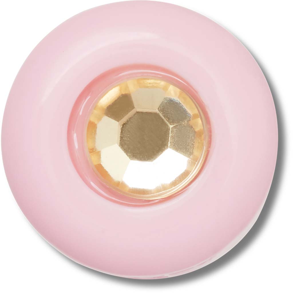 Jibbitz™ Pink and Yellow Acrylic Gem