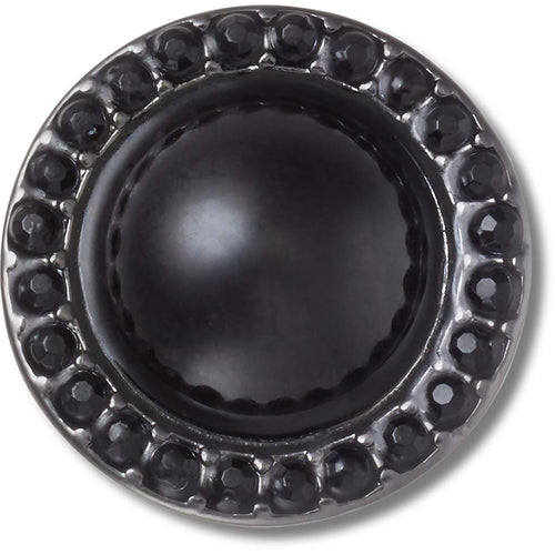 Jibbitz™ Black Dome with Gems