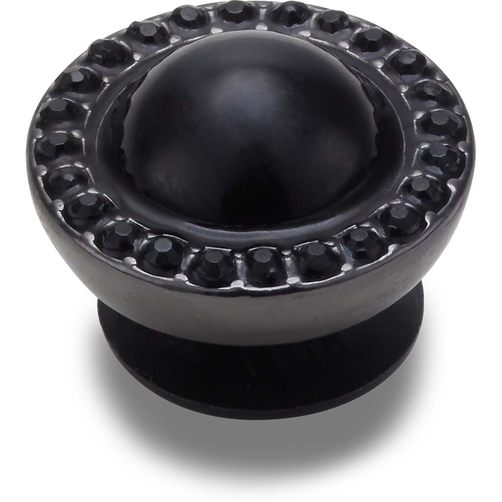 Jibbitz™ Black Dome with Gems