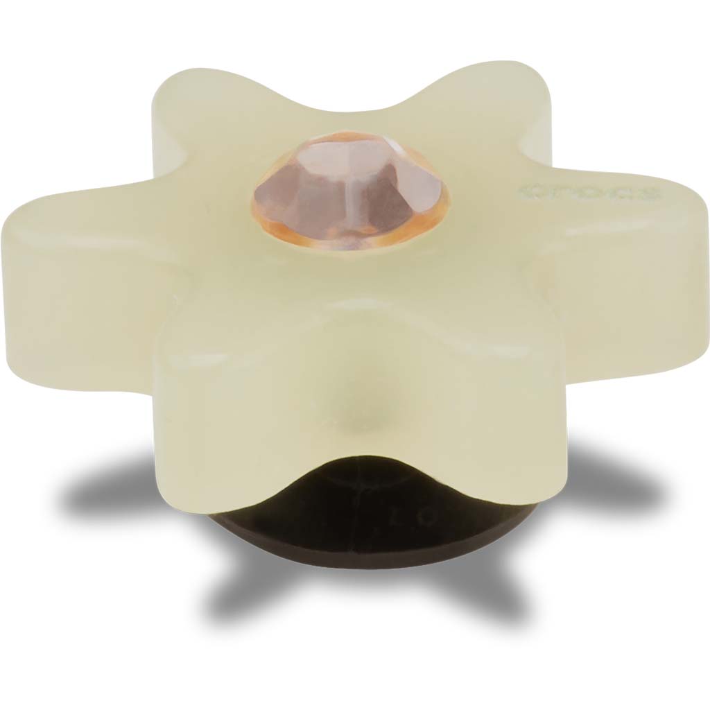 Jibbitz™ Tan Flower with Gem