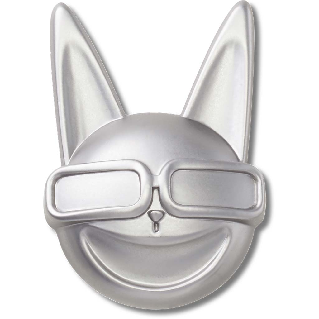 Jibbitz™ Punk Silver Bunny