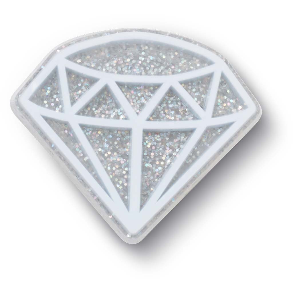 Jibbitz™ Blue Glitter Diamond