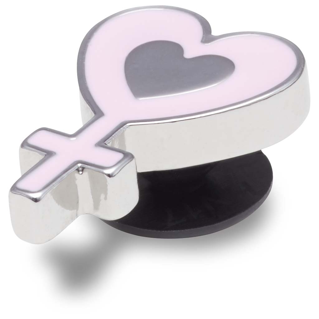 Jibbitz™ Silver Female Symbol