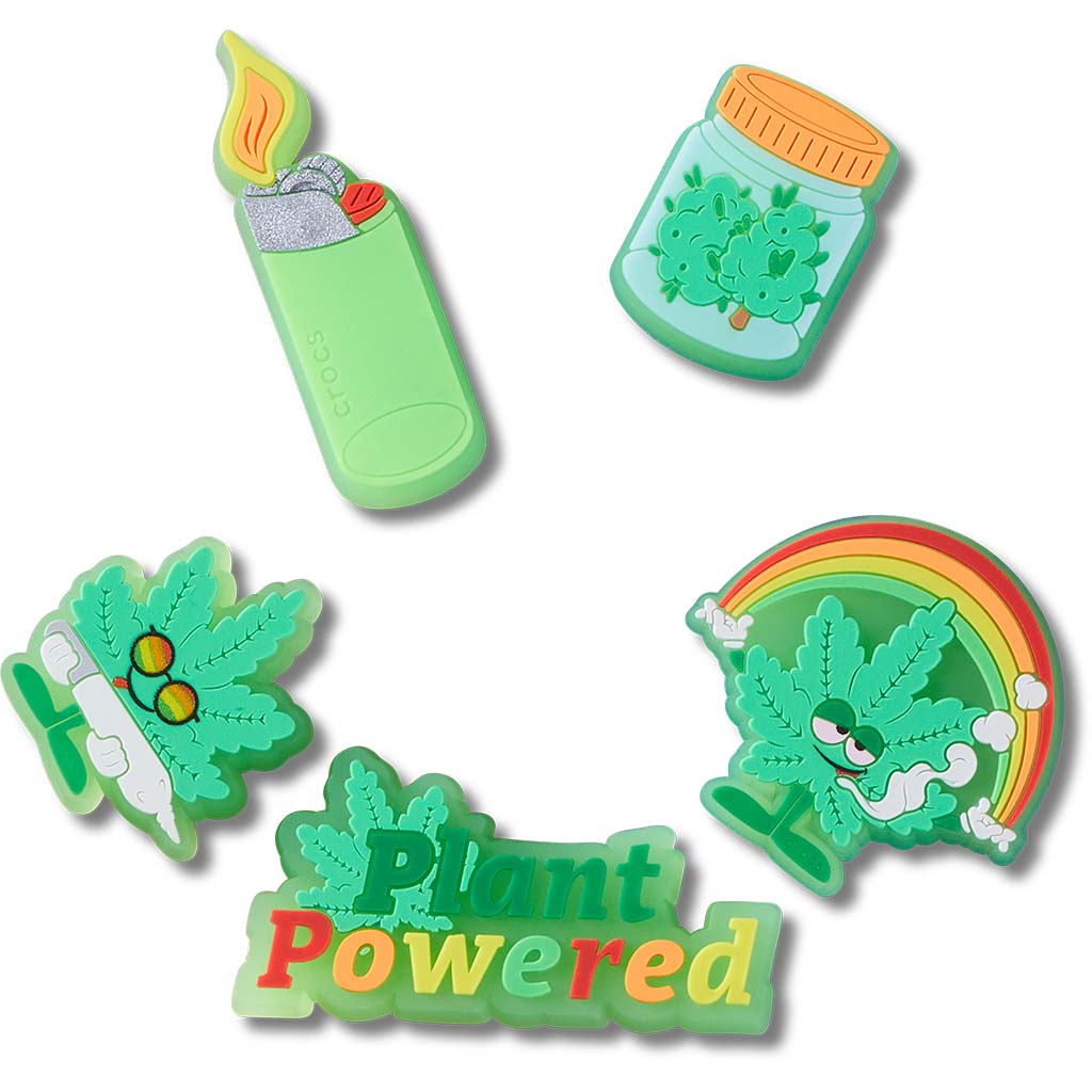 Jibbitz™ Hemp Plant Powered 5 Pack