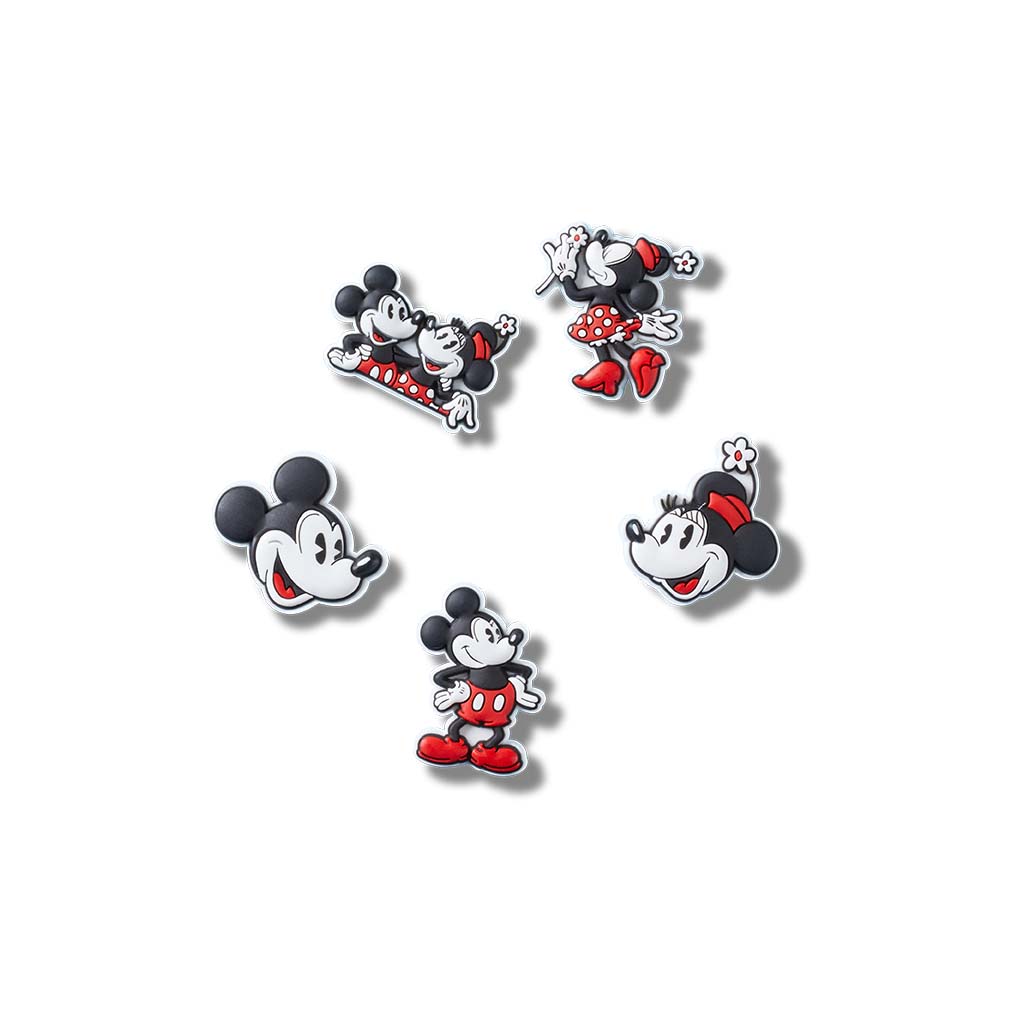 Jibbitz™ Mickey and Minnie PVC 5 Pack