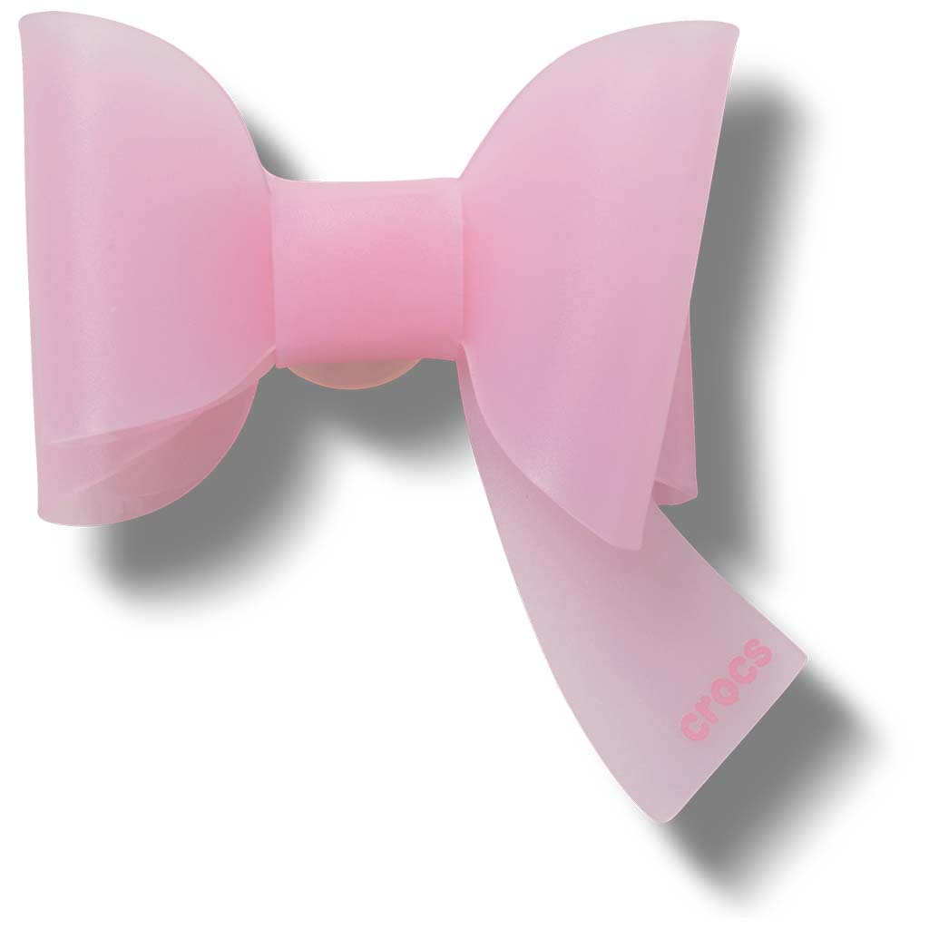 Jibbitz™ Pink Asymmetrical Bow