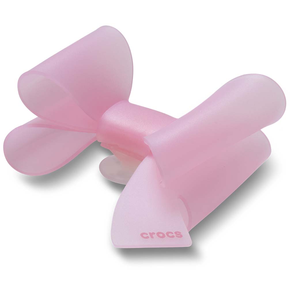 Jibbitz™ Pink Asymmetrical Bow
