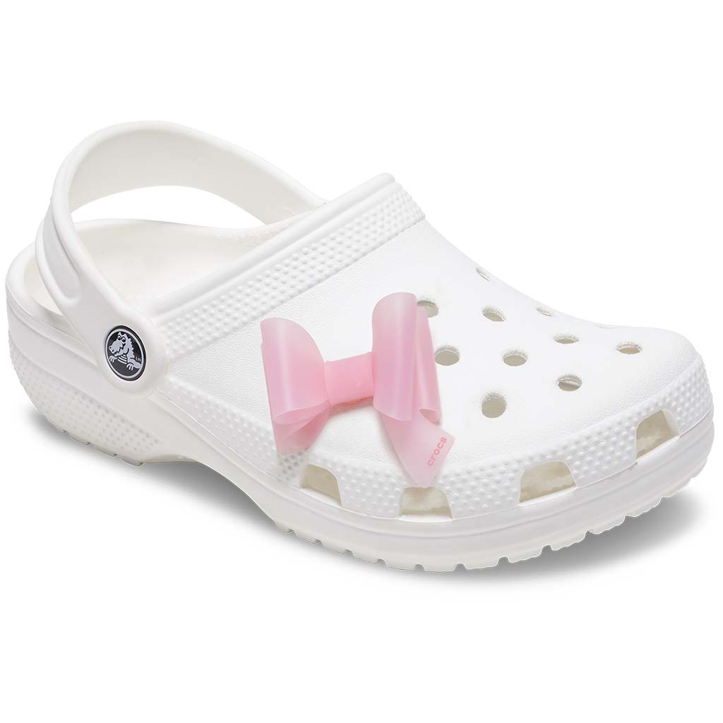 Jibbitz™ Pink Asymmetrical Bow