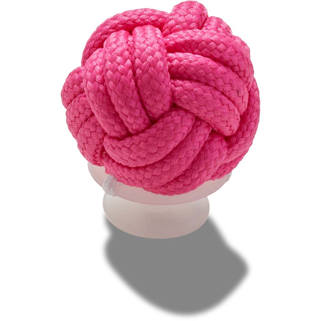 Jibbitz™ Pink Knotted Puff
