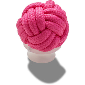 Jibbitz™ Pink Knotted Puff