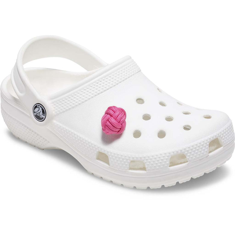Jibbitz™ Pink Knotted Puff