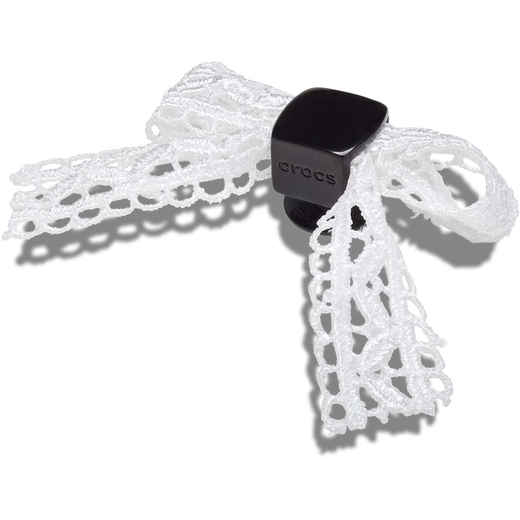 Jibbitz™ White Lace Bow