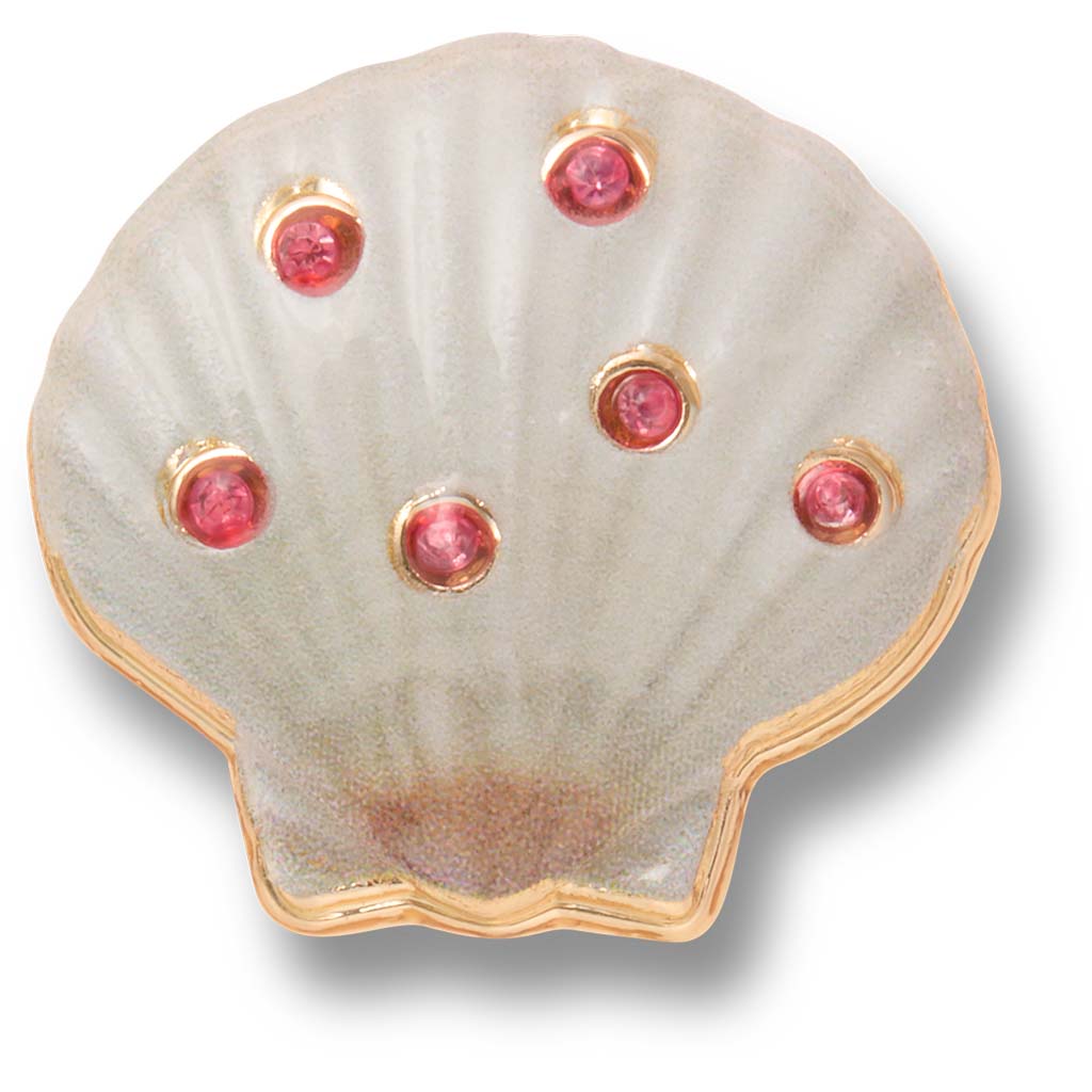 Jibbitz™ Seashell with Pink Gems