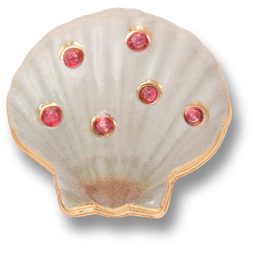 Jibbitz™ Seashell with Pink Gems