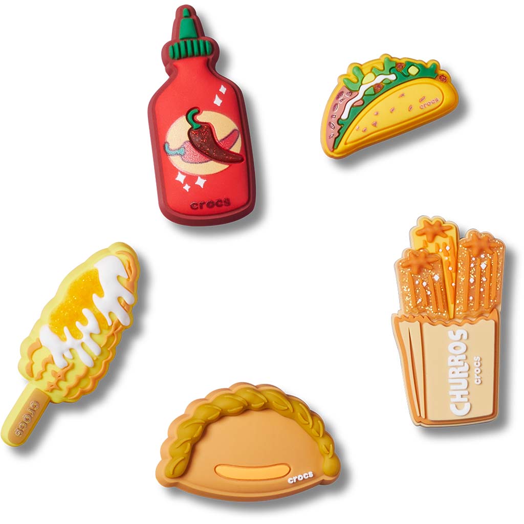 Jibbitz™ Yummy Foods Night Out 5 Pack