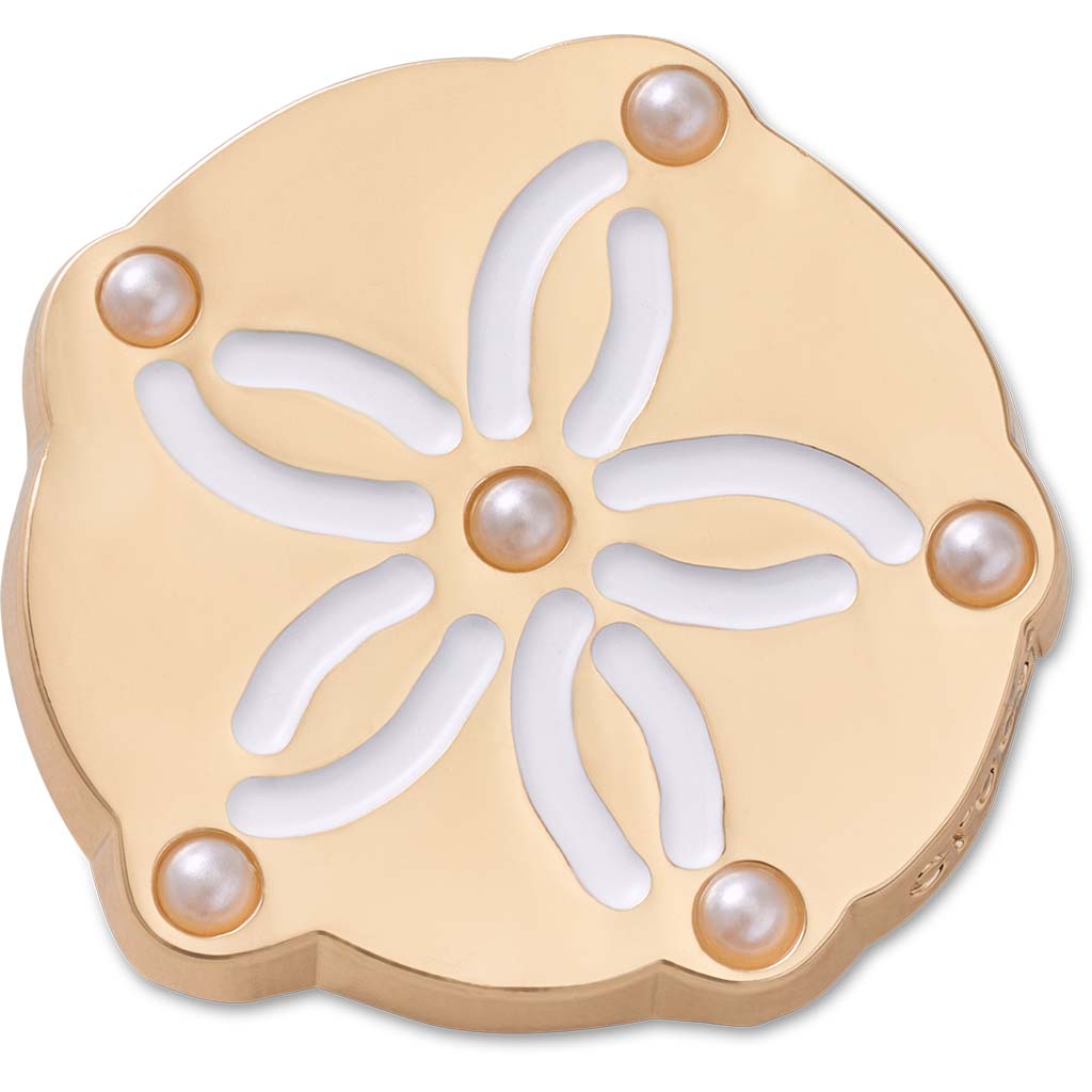Jibbitz™ Gold Sanddollar