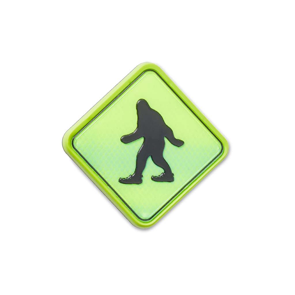 Jibbitz™ Reflective Sasquatch Crossing