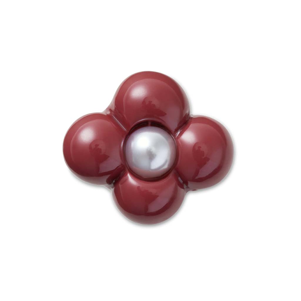 Jibbitz™ Expressive Floral Maroon