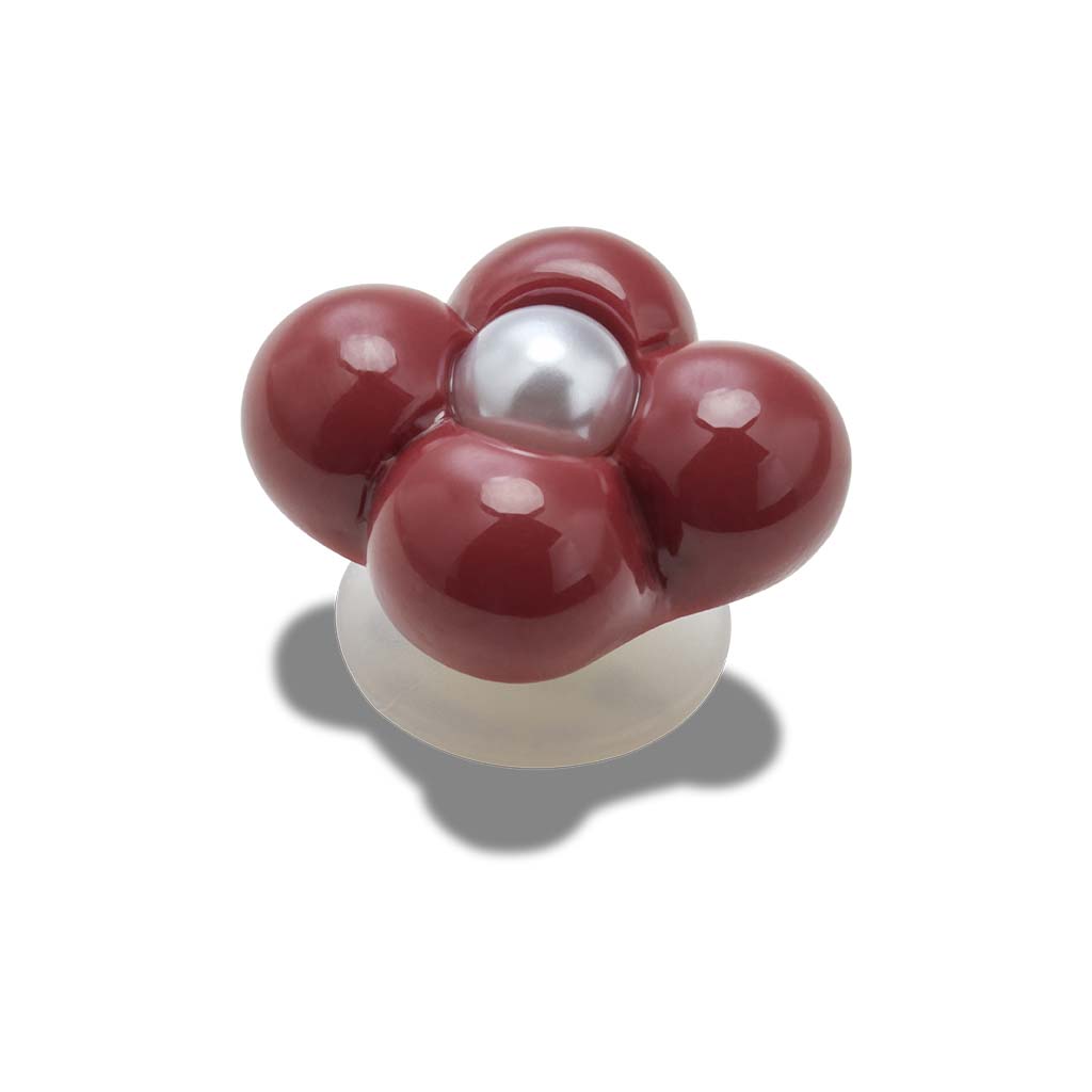 Jibbitz™ Expressive Floral Maroon